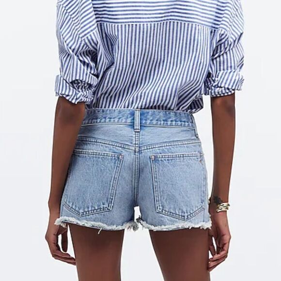Madewell Low-Rise Boyfriend Shorts Womens Size 30 - Picture 11 of 11